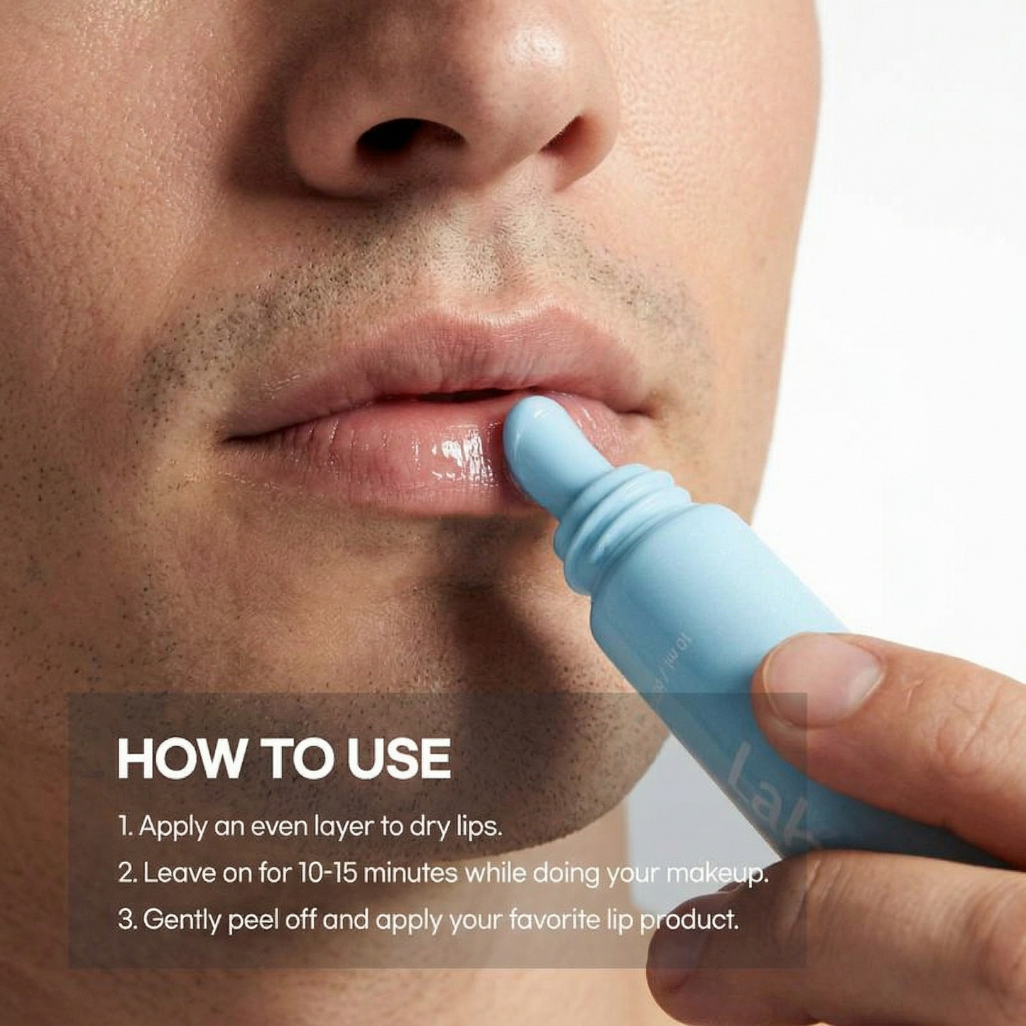 Cooling peel-off lip mask