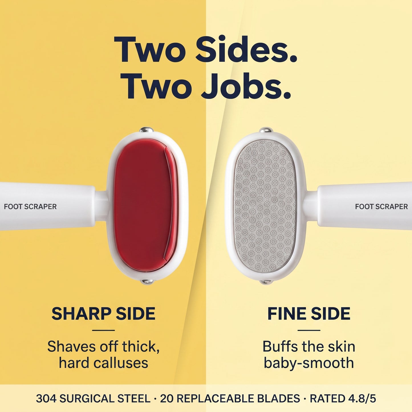 Dual‑Sided Foot Callus Remover