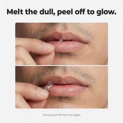 Cooling peel-off lip mask
