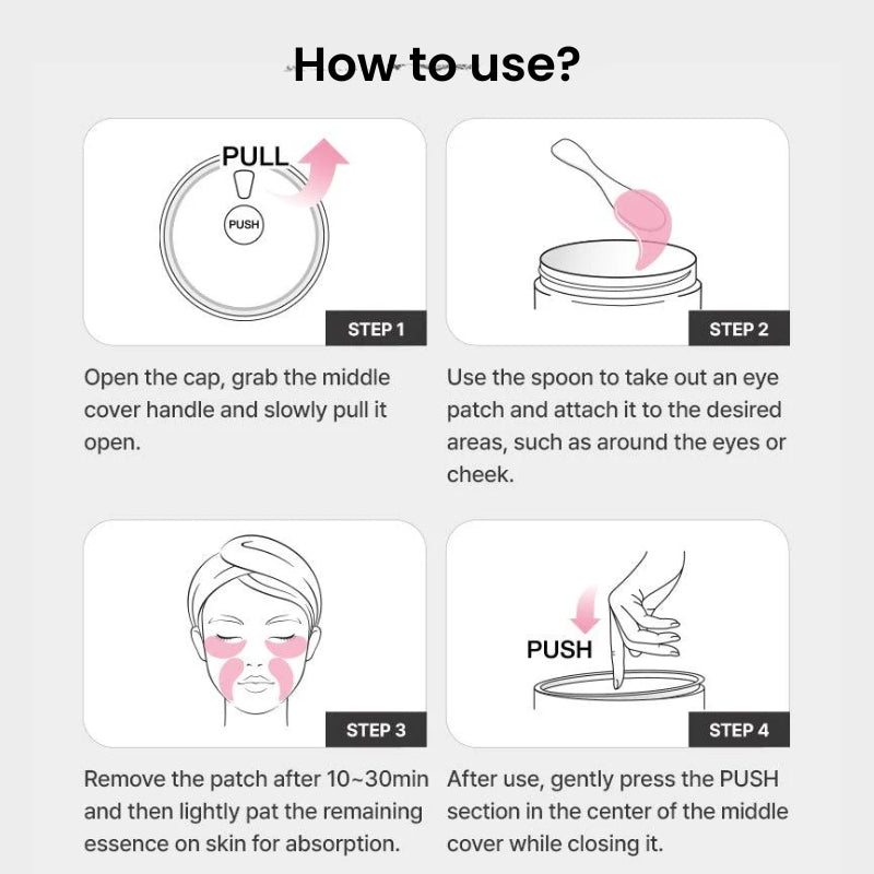 Peptide Collagen Hydrogel Eye Patch
