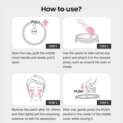 Peptide Collagen Hydrogel Eye Patch